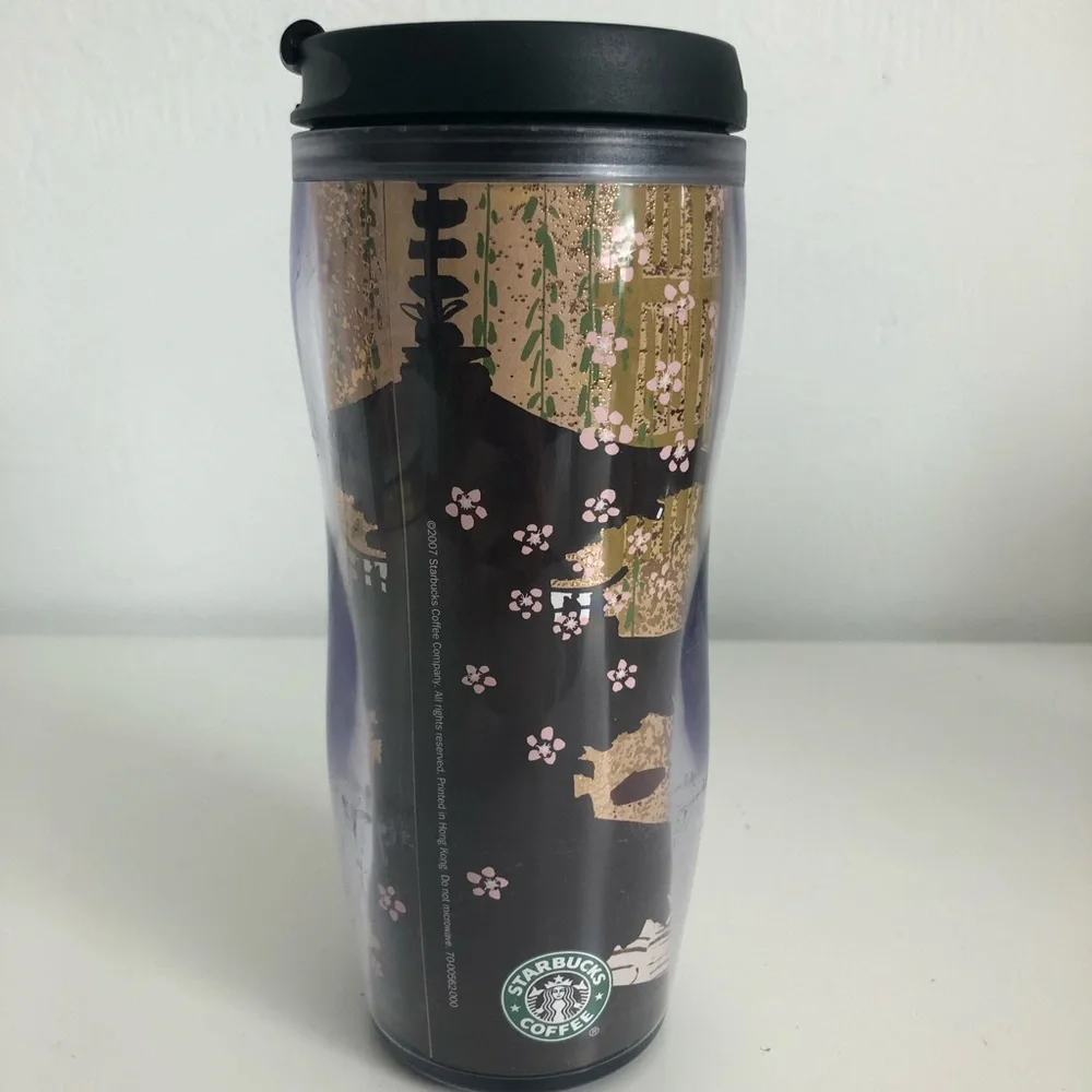 Starbucks Kyoto 2007 Limited Edition Graphic Travel Tumbler